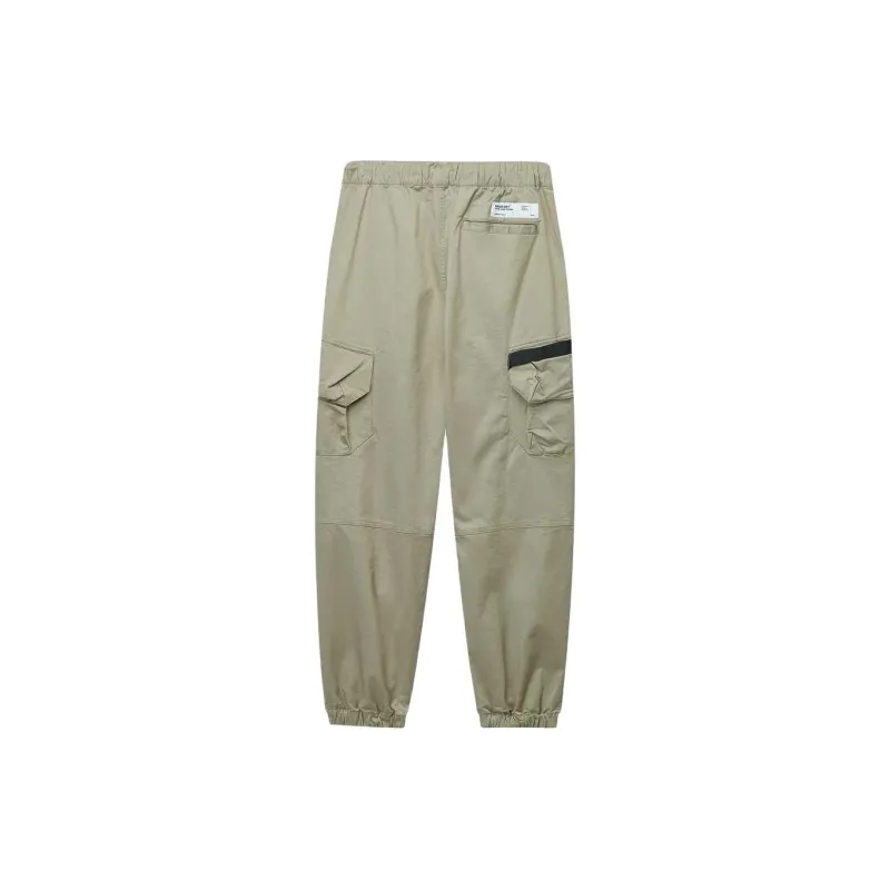 MUSIUM DIV Logo patch Tapered Trousers-1