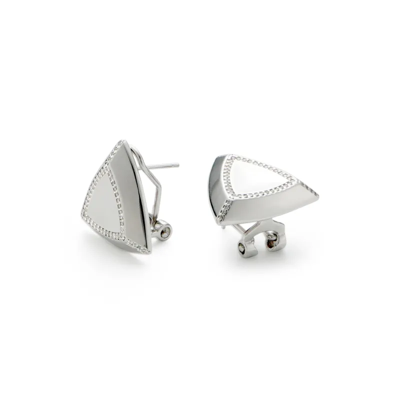 RSNY Gold Plated Copper Stud Earrings Women's-6