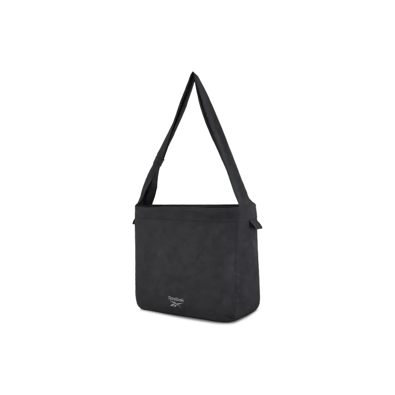 Reebok Polyurethane Shoulder Bag, Crossbody Bag, Hobo Bag Regular Unisex Light Gray/Dark Gray-4
