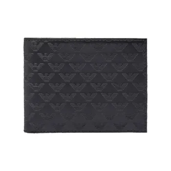 EMPORIO ARMANI Leather Wallet Men's Black
