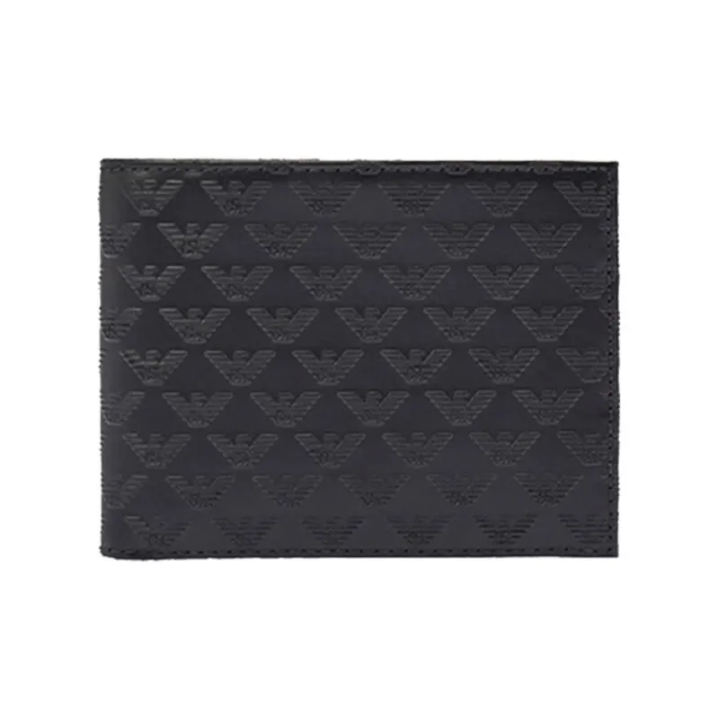 EMPORIO ARMANI Leather Wallet Men's Black-0