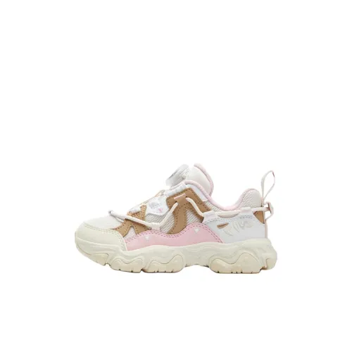 FILA KIDS BOA Anti Slip Wear Resistant Low Top Kids' Running Shoes White Children Aged 3 7 Years Old