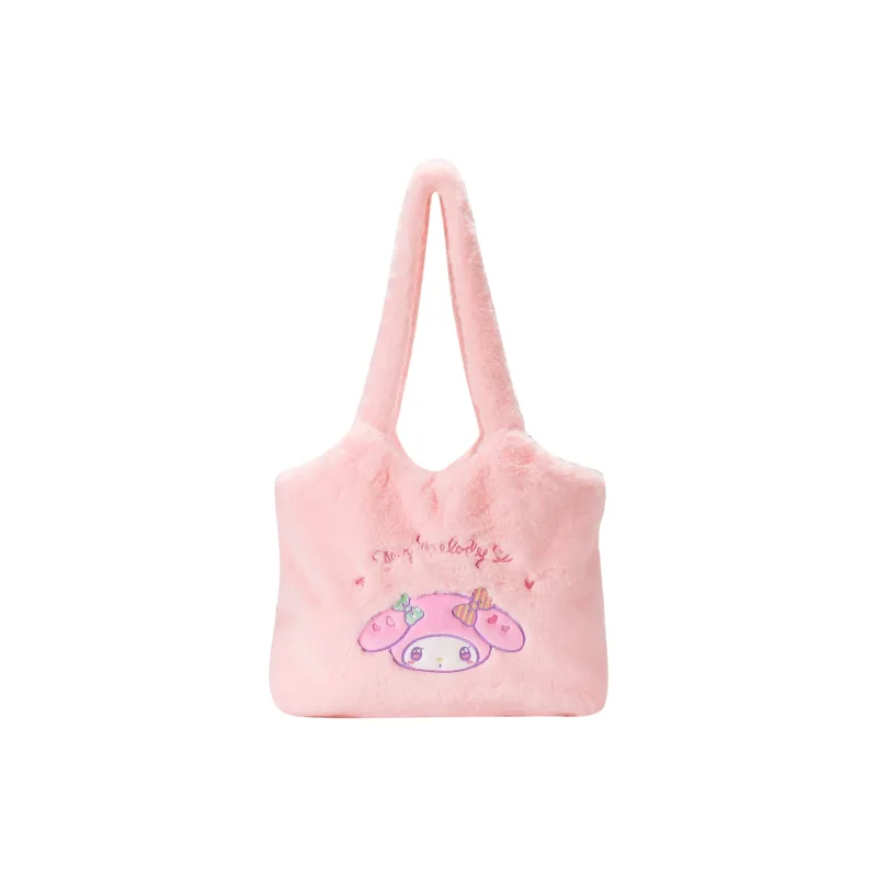 Sanrio Polyester Shoulder Bag Regular Unisex Purple-0