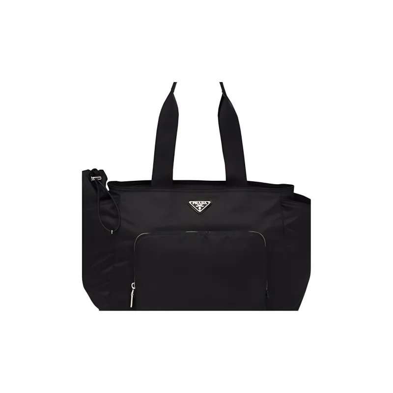 PRADA Recycled Nylon Baby Bag, Shoulder Bag, Crossbody Bag, Handbag Regular Women's Black-3