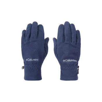 Columbia Polyester Fiber Artificial Leather Knit Gloves Men's Blue