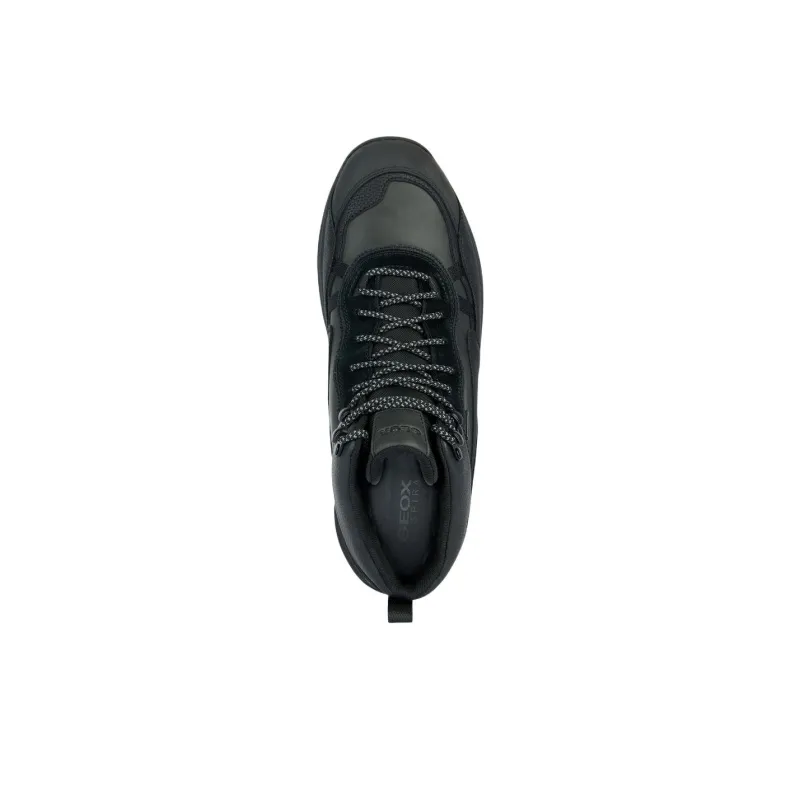 GEOX Terrestre Ab Anti-Slip Wear-Resistant Mid-Top Casual Shoes Men's Black-4