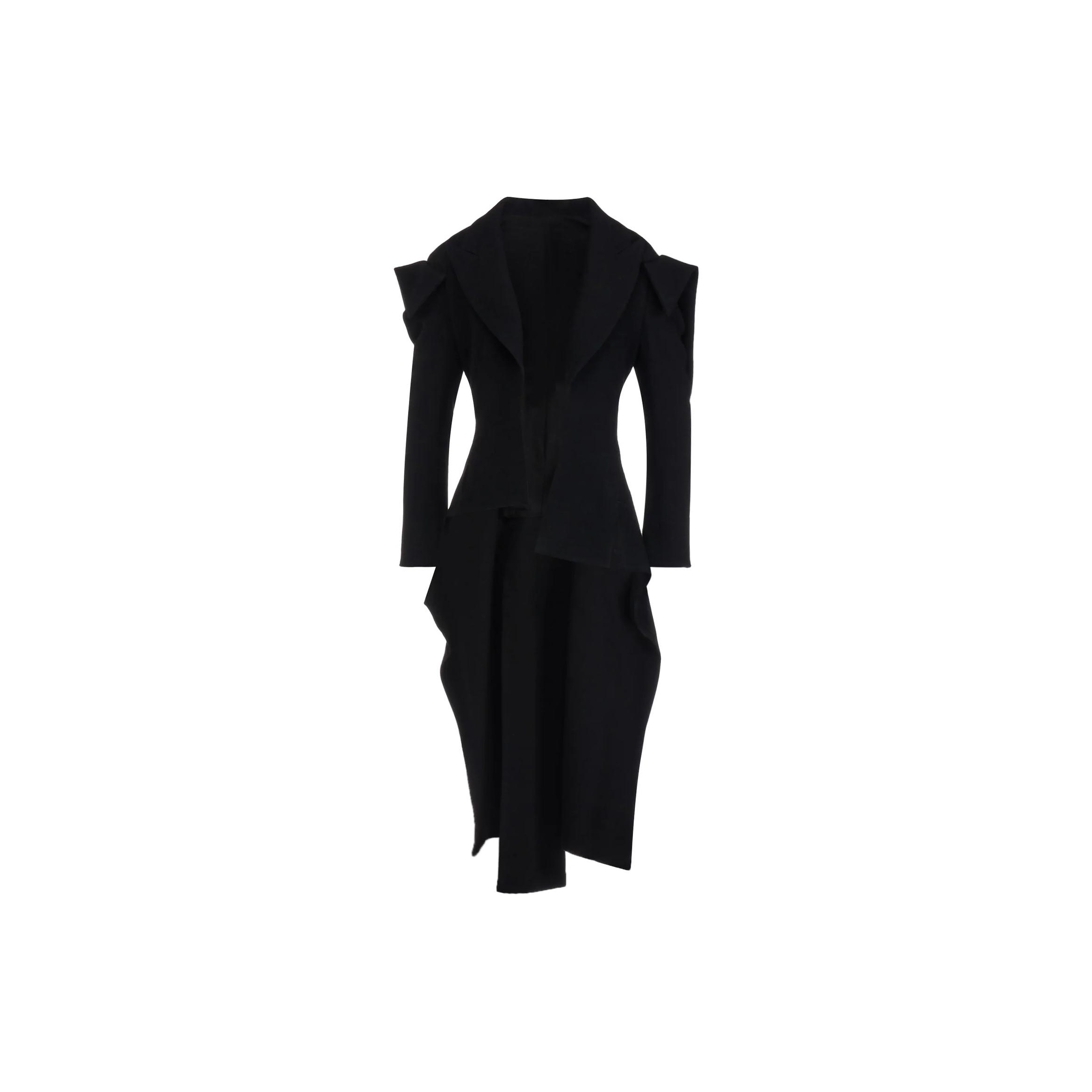 Yohji Yamamoto FW24 Jackets Coats Women's Black - POIZON Yohji Yamamoto FW24 Jackets Coats Women's Black - POIZON