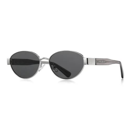 Prsr Plate And Metal Oval Sunglasses Unisex
