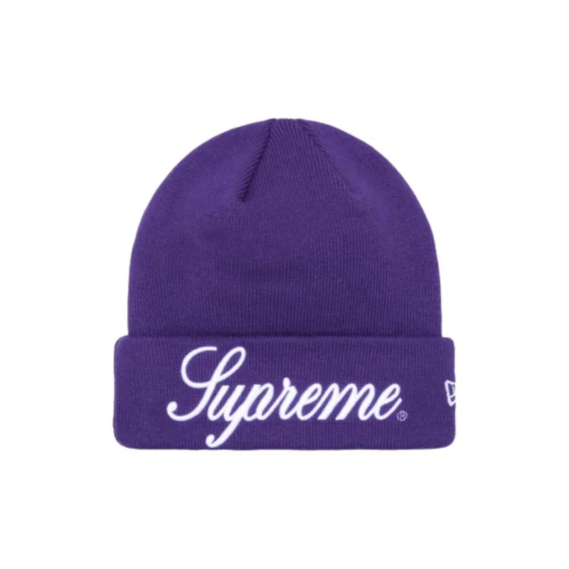 Supreme New Era Script Beanie-2
