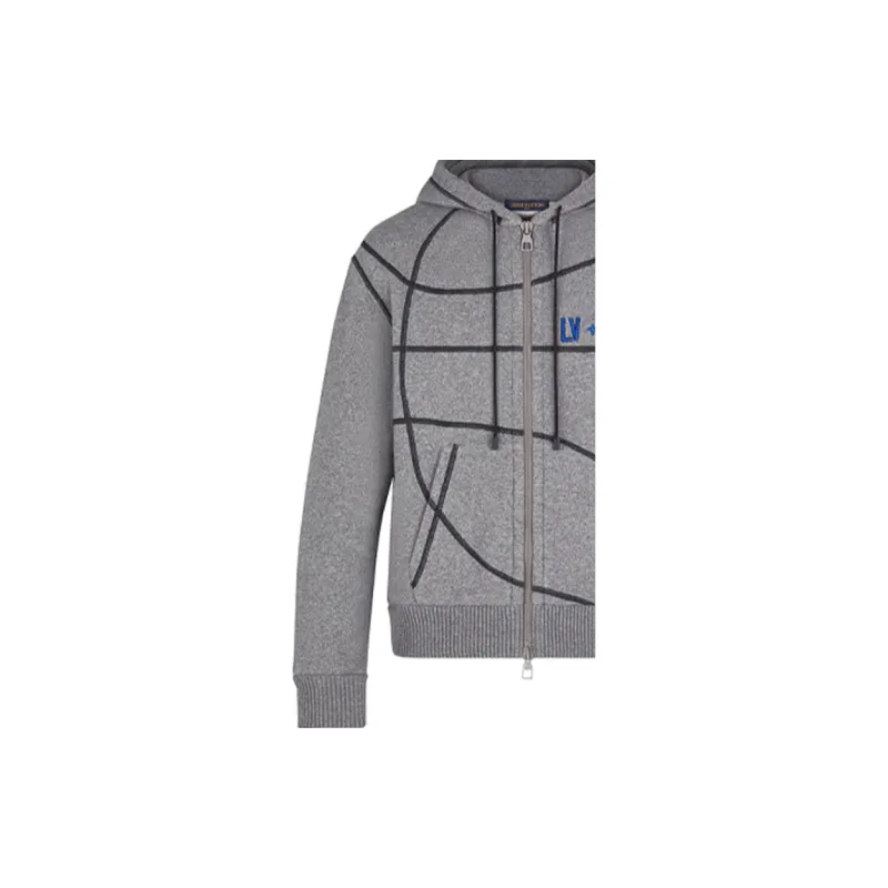 LOUIS VUITTON x Nba Sweatshirt Men's Gray-3