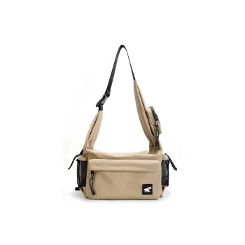 VAOPER Polyester Crossbody Bag Regular Unisex Purple/Black/Khaki