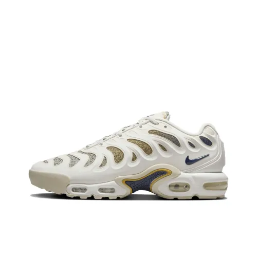 Paris Saint Germain x Nike Air Max Plus Anti Slip Wear Resistant Low Top Running Shoes Unisex White