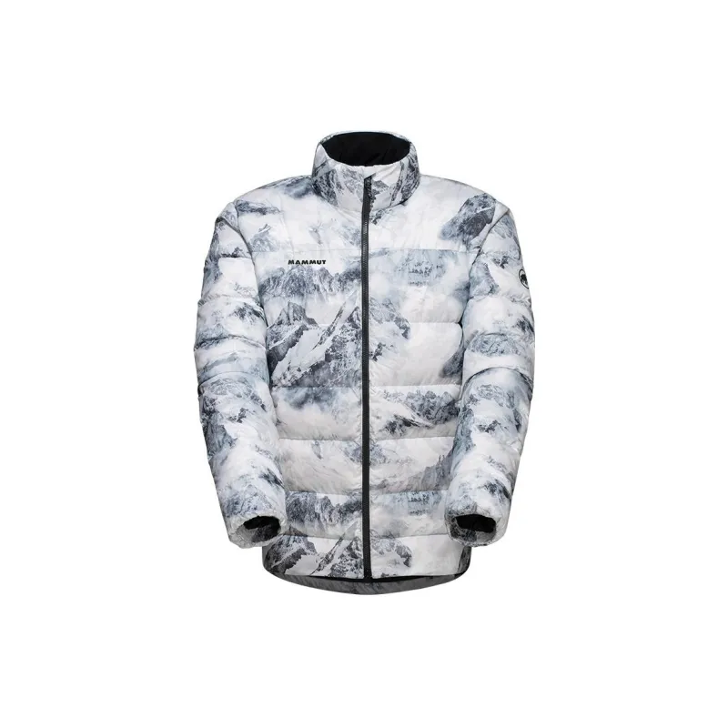 MAMMUT Whitehorn IN Down Jacket Unisex High Mountain White/Black With Free Necklaces-1