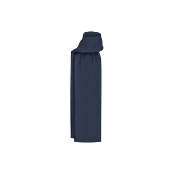 DIOR Wool Knit Scarves Men's Marine Blue