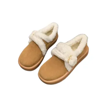 ALPLUME Home Fleece Slippers Women's Orange Khaki