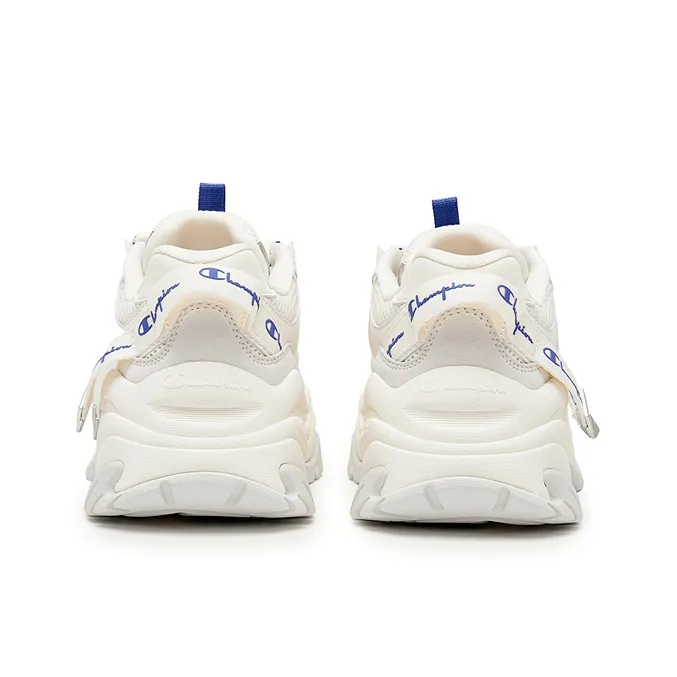 Champion Low-Top Chunky Sneakers Unisex Cream White/Champion Blue-2