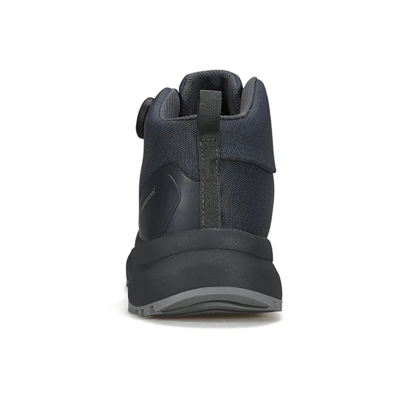 HUMTTO Cushioning Anti Slip And Wear Resistant Mid Top Outdoor Shoes Men's Dark Gray-2