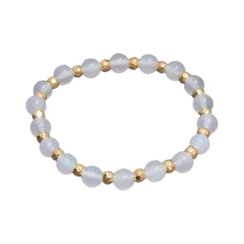 CHAORUNFUZHUBAO 5D Refreshing Fortune Bead #Good Luck Solid Gold Fixed Price Gold Bracelet Women's