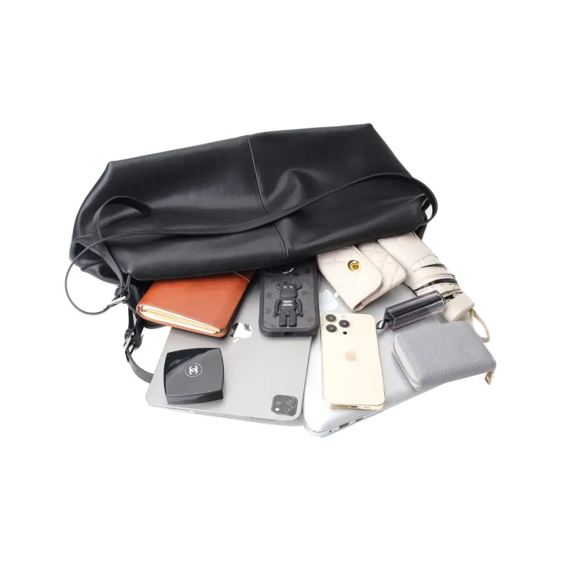 YOCAMU Cow Leather Tote Bag Shopping Bag Crossbody Bag Shoulder Bag Unisex Multicolor-5