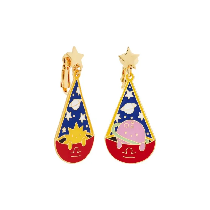LES NEREIDES Brass Clip On Earrings Women's Multicolor-0
