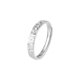 Crushed Ice-Men's Ring-S999 Fine Silver