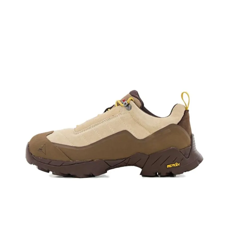 ROA KATHARINA Slip Resistant Low Top Casual Shoes Men's Beige Brown-0
