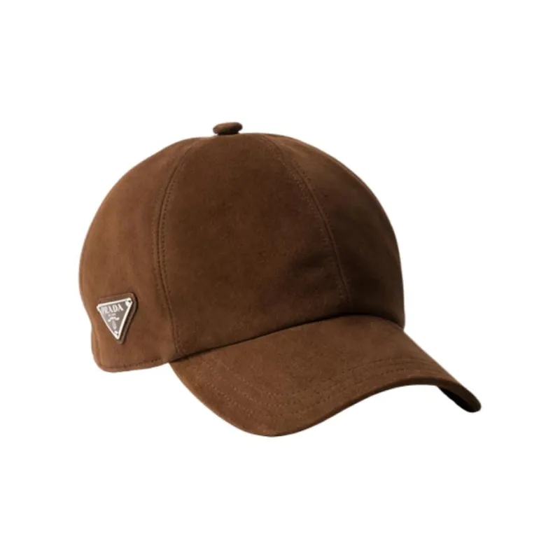 PRADA Suede Baseball Cap-1