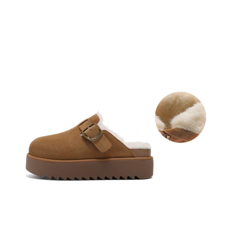 BELLE Rubber Sole Slip Resistant Wrap toe Slippers Women's-5