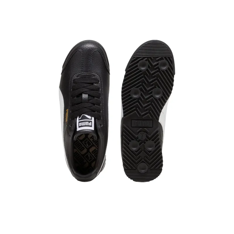 PUMA Roma 24 Anti Kick Cushioning Low Top Kids Lifestyle Shoes Black Teenagers-3