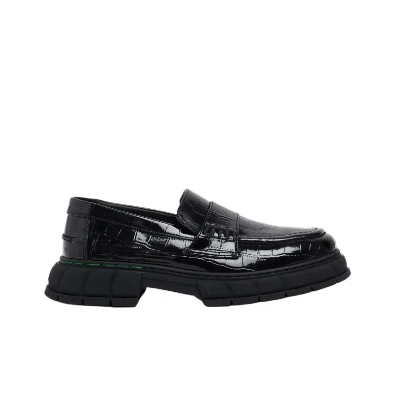 VIRÓN Progres Euka Loafers Unisex Black-1