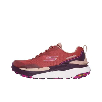 Skechers Anti-Slip And Wear-Resistant Water-Resistant Low-Top Trail Running Running Shoes Women's Red
