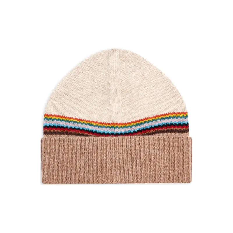 Paul Smith Striped Wool Beanie-1