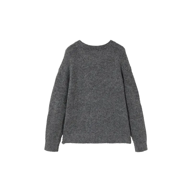 XIANGYING Sweaters Women's Gray-1