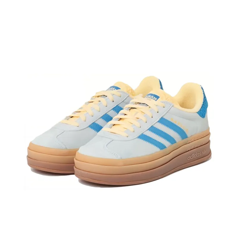 Adidas Gazelle Bold Almost Blue Yellow Women's-2