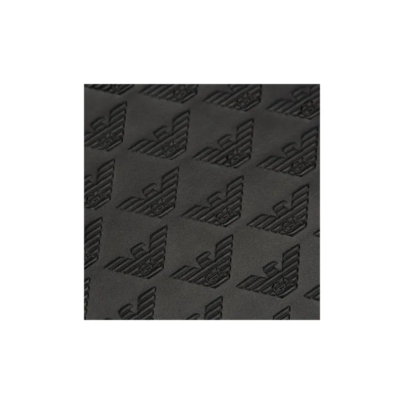 EMPORIO ARMANI Leather Wallet Men's Black-4