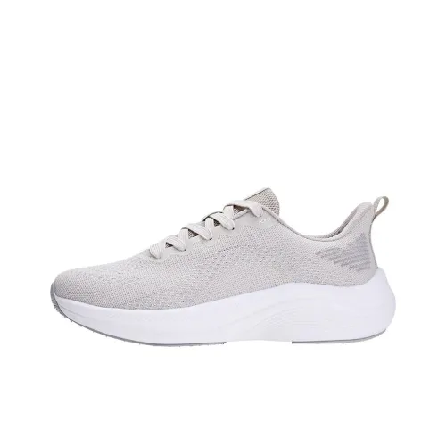 PONY Anti-Slip Wear-Resistant Low-Top Casual Shoes Unisex Light Gray