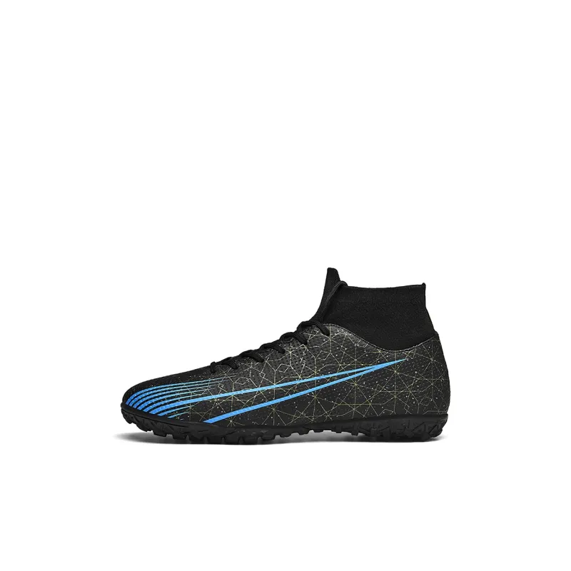EXULL Q Durable Lightweight Cushioning High Top Kids' Soccer Shoes Kids'-12