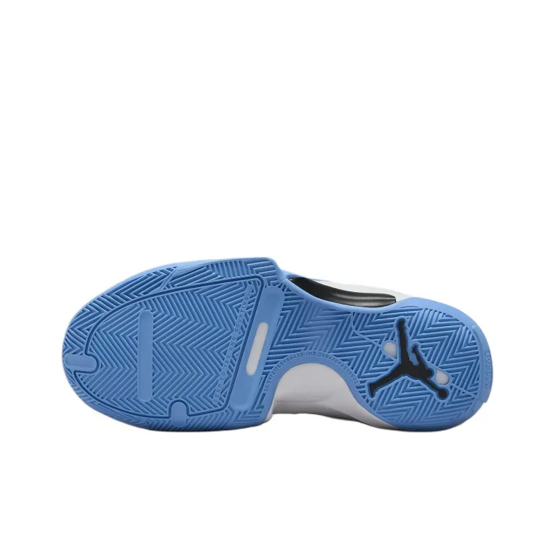 Jordan One Take 5 Anti Slip Wear Resistant Low Top Children's Basketball Shoes White Blue Teenagers-5