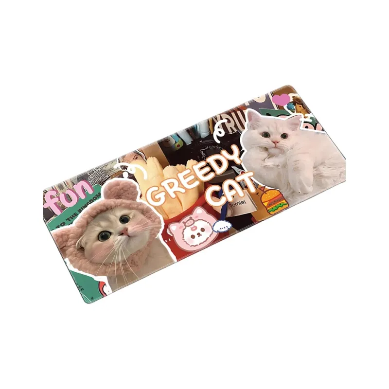 SHIBADU Rubber Cute Puppy Extra Large Office Desk Mat Cartoon Cat Book Desk Mat Computer Gaming Keyboard Pad Mouse Pads-21