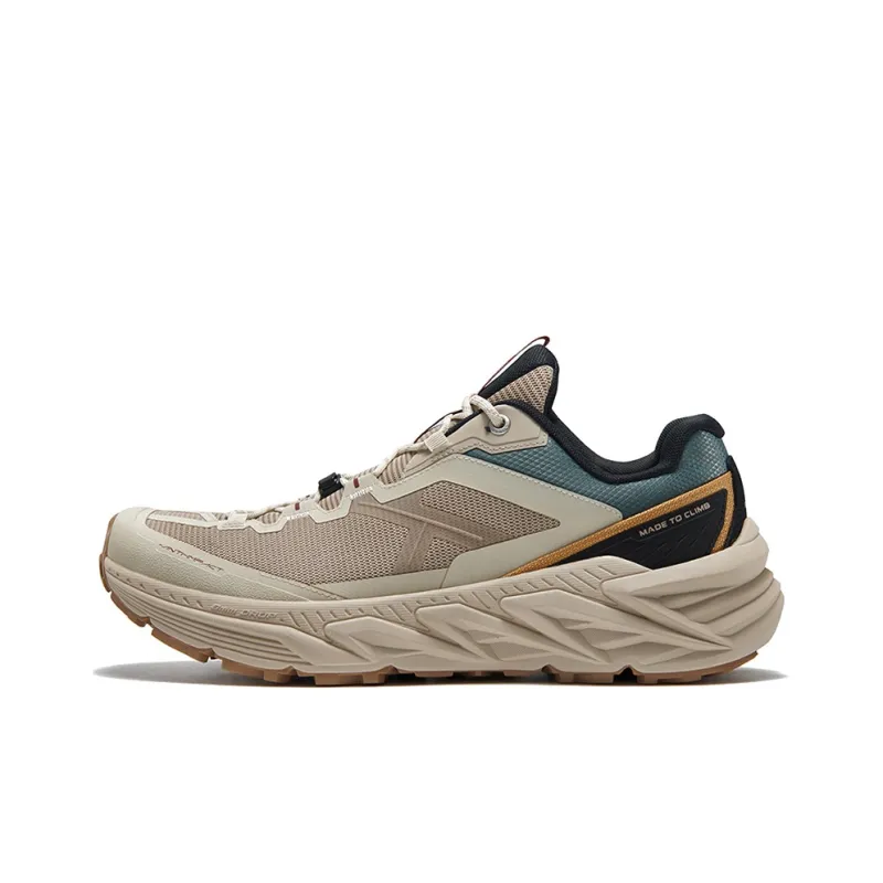 KAILAS Anti Slip And Wear Resistant Breathable Low Top Hiking Trekking Shoes Men's Sandstone/Birch White-0