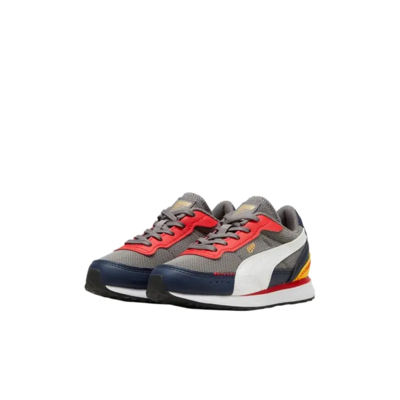 PUMA Road Rider Anti-Slip Wear-Resistant Low-Top Kids' Running Shoes Gray Kids'-2