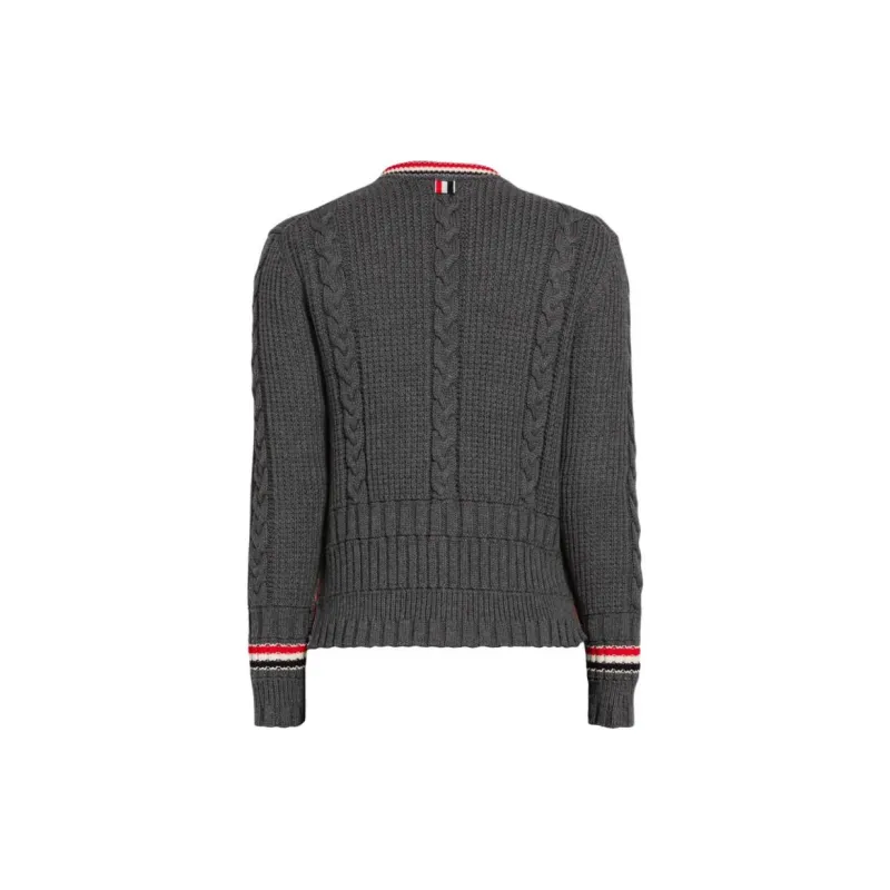 THOM BROWNE Sweaters Men Gray-1