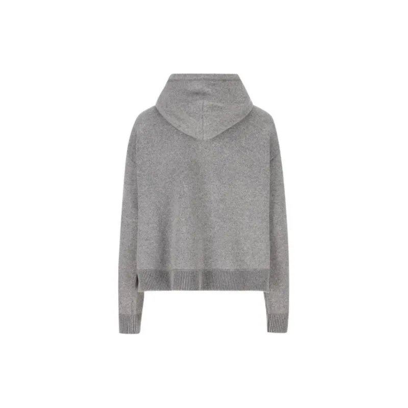 GUCCI Zip-Up Knit Hoodie-2