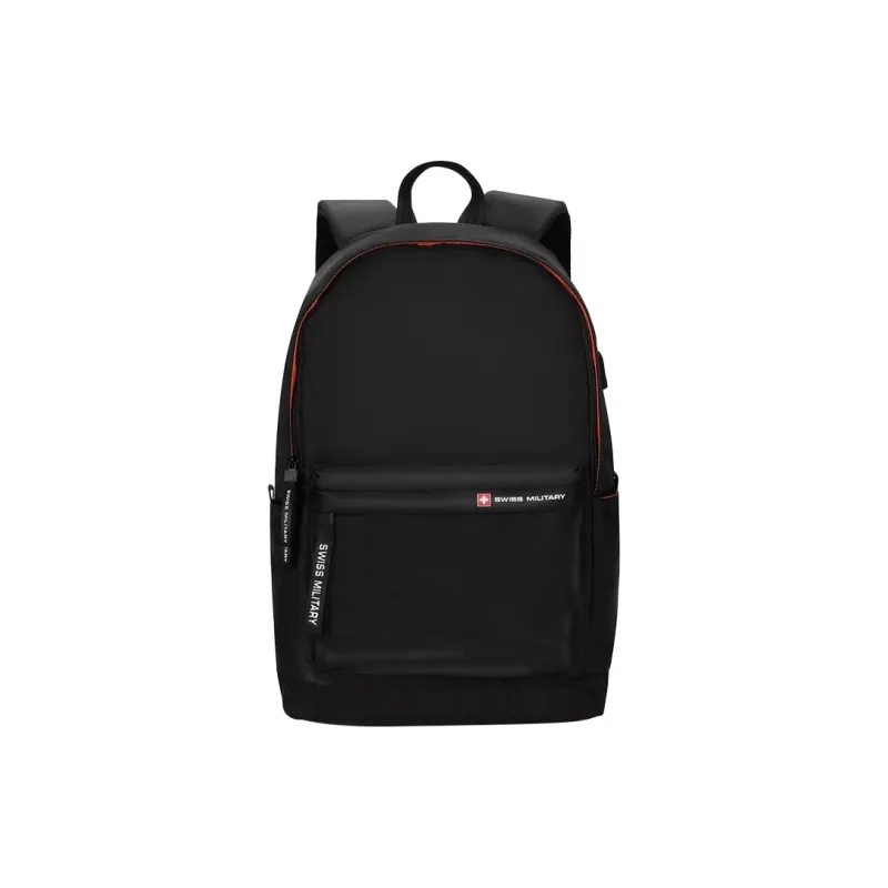 SWISS MILITARY Oxford Backpack Men's Black-0