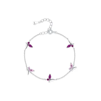 Heart Grass S925 Silver Bracelets Women's