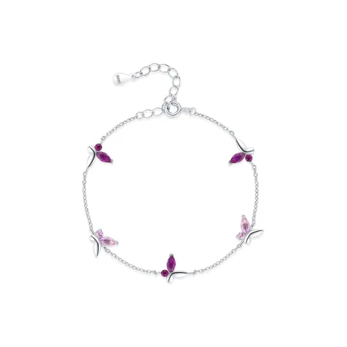 Heart Grass S925 Silver Bracelets Women's