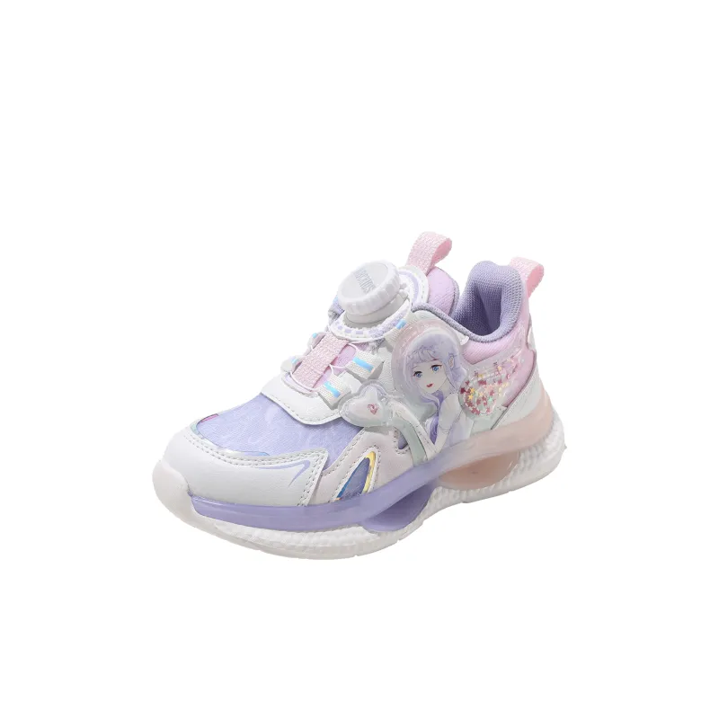 ABC KIDS Slip Resistant Anti Kick Lightweight Cushioning Kids Lifestyle Shoes Pink Purple Kids'-0
