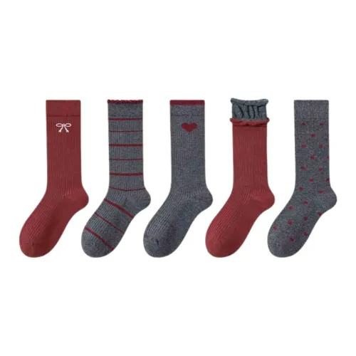 Bejirog Mid Calf Socks Women's 10 Pack