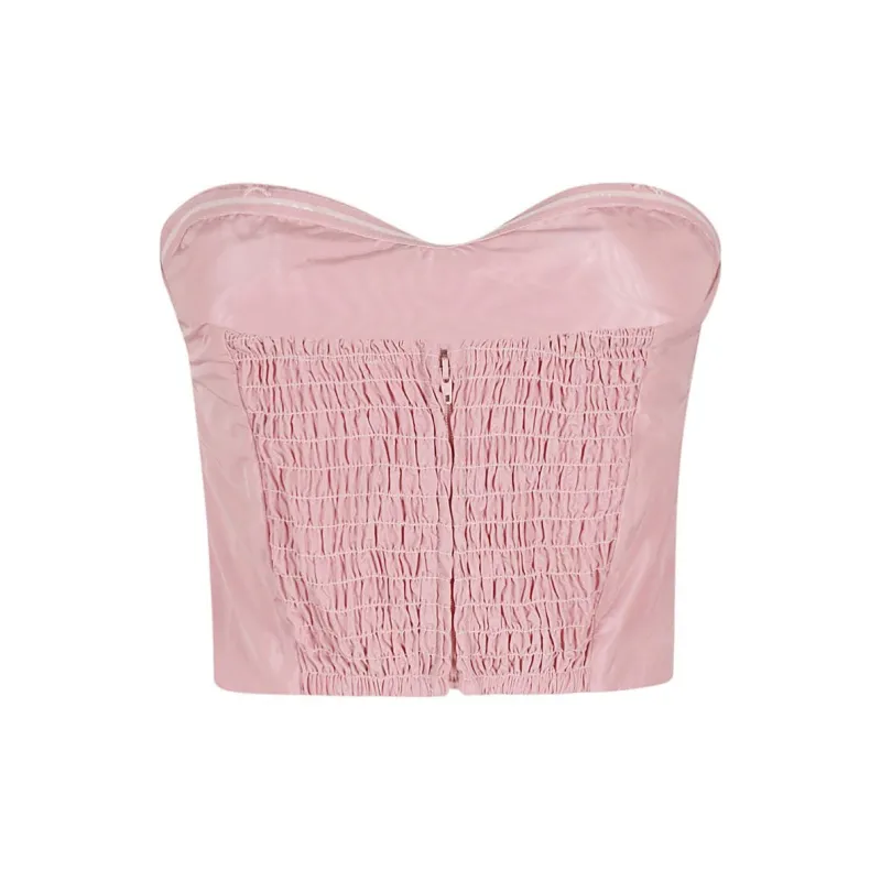 Staud Strapless Top Women's Pink-1