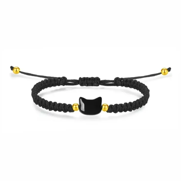 Muyan Alloy Lucky Kitten Bracelet Women's-0